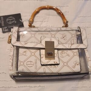 New Guilia Pieralli Clear 2 Piece Handbag